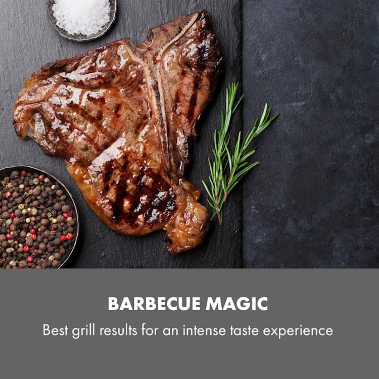 Steakreaktor Core, vysokoteplotní gril, 2100 W, 800 °C, zapichovací teploměr
