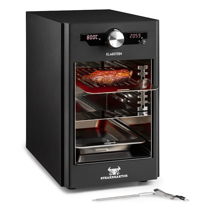 Steakreaktor Core, vysokoteplotní gril, 2100 W, 800 °C, zapichovací teploměr