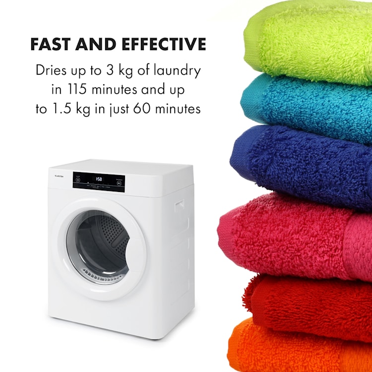 Ultradry, ruhaszárító, szellőző szárító, 1250 W, EEK C, 3 kg