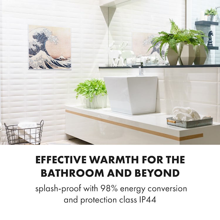 Wonderwall Air Art Smart Infrared Heater 60x60cm 350W Waves 60 x 60 cm / design: waves