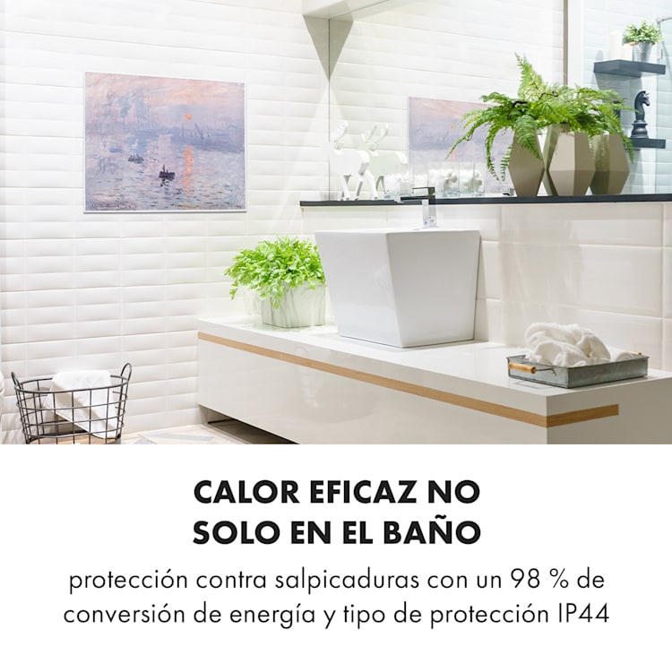 Wonderwall Air Art Smart Panel calefactor infrarrojo 80x60cm 500W Sol naciente 80 x 60 cm / Diseño: Sol naciente