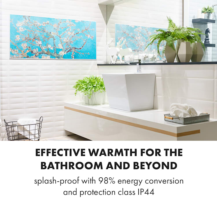Wonderwall Air Art Smart Infrared Heater 120x60cm 700W App Almond Blossom 120 x 60 cm / design: blossoms