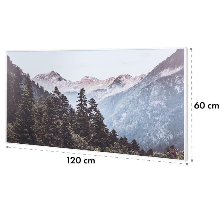 Wonderwall Air Art Smart Infrared Heater 120x60cm 700W App Mountains 120 x 60 cm / design: mountains