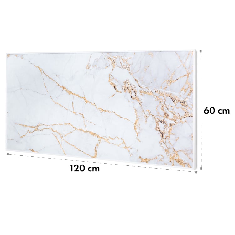 Wonderwall Air Art Smart Infrared Heater 120x60cm 700W App Marble I 120 x 60 cm / design: marble