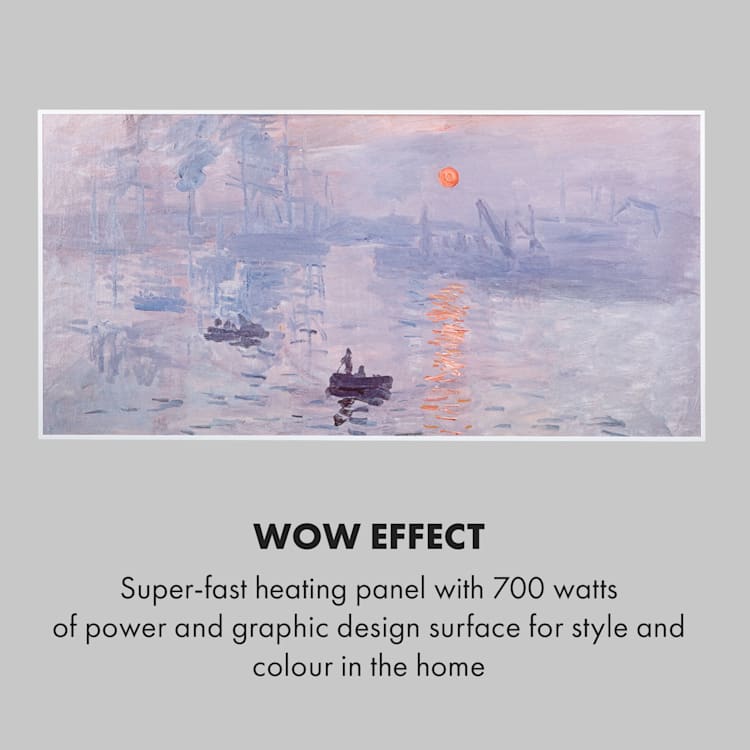 Wonderwall Air Art Smart Infrared Heater 120x60cm 700W App Sunrise 120 x 60 cm / design: sunrise