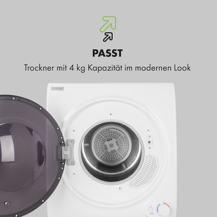 Jet Set 4000 Wäschetrockner Ablufttrockner 1400W EEK C 4kg 60cm Weiß