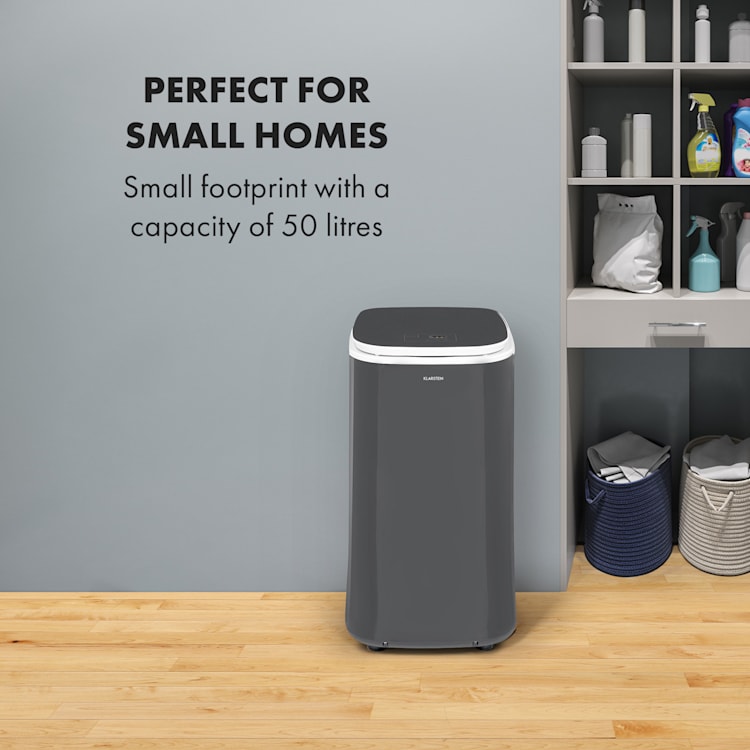 Zap Dry, ruhaszárító, 820 W, 50 l, érintőképernyős vezérlőpanel, LED kijelző Szürke