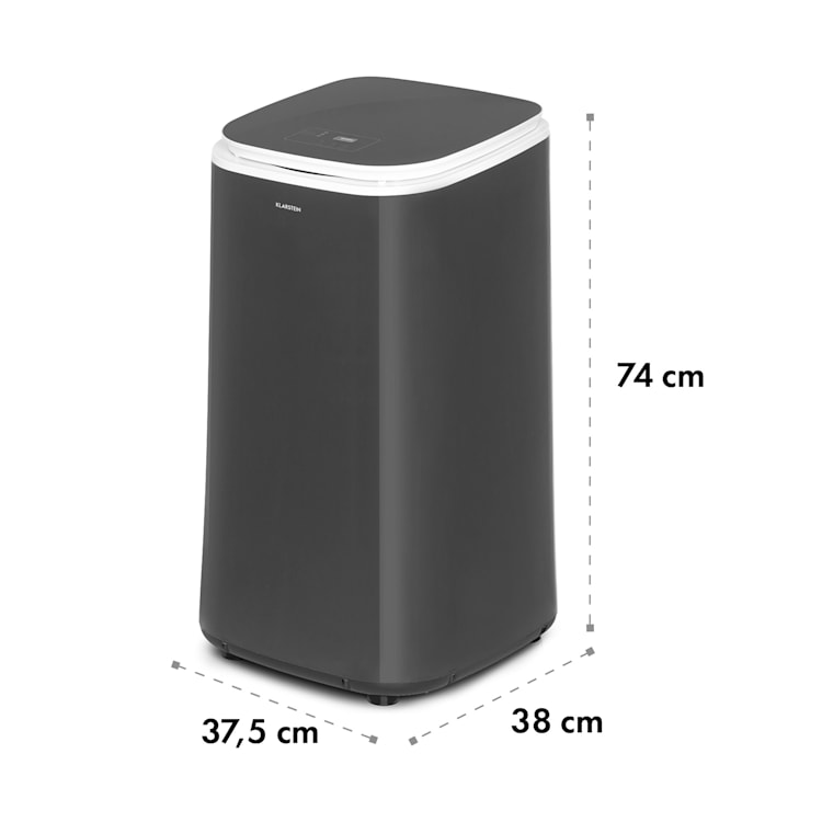 Zap Dry, ruhaszárító, 820 W, 50 l, érintőképernyős vezérlőpanel, LED kijelző Szürke