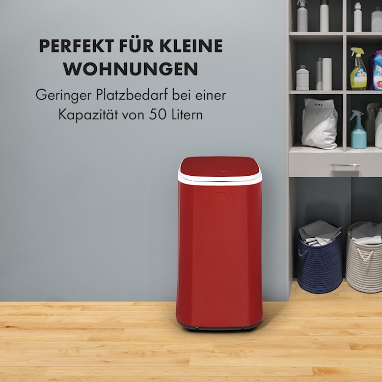 Zap Dry Wäschetrockner 820W 50l Touch-Bedienfeld LED-Anzeige Rot