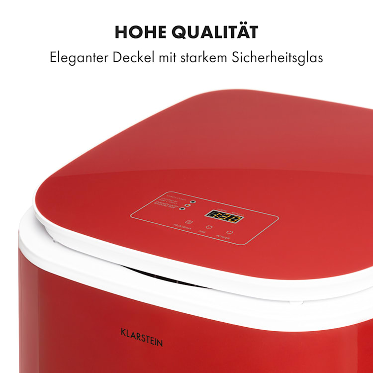 Zap Dry Wäschetrockner 820W 50l Touch-Bedienfeld LED-Anzeige Rot