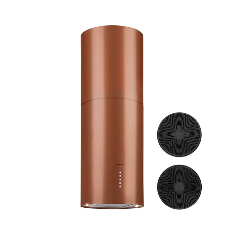 Beretta, Island Extractor Hood, Ø 35 cm, Exhaust / Circulating Air, 650m³ / h, LED, Copper Copper