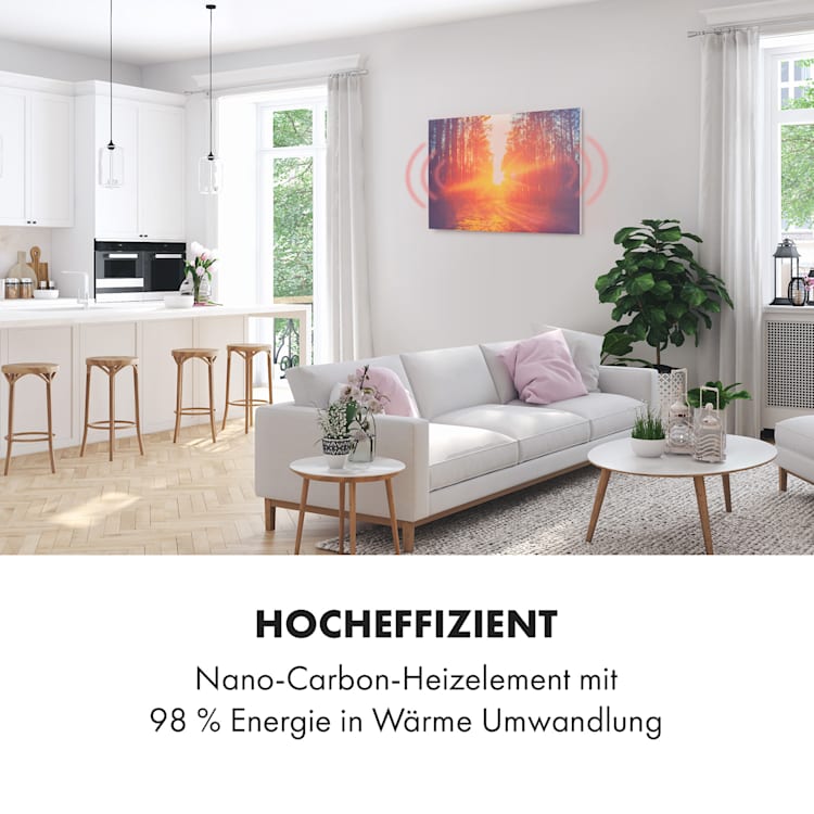 Wonderwall Air Art Infinite 580 Infrarotheizung 90x60 cm 90 x 60 cm / 580 Watt