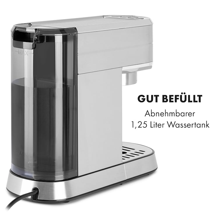 Futura Espressomaker 20 bar 1450 Watt 20 bar Wassertank: 1,25 Liter rostfreier Edelstahl Silber