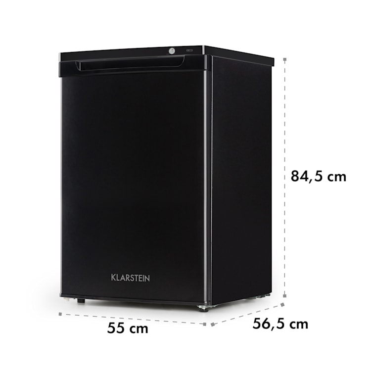 Garfield XXL, mrazák, 81 l, A ++, 3 boxy, termostat, černý Černá