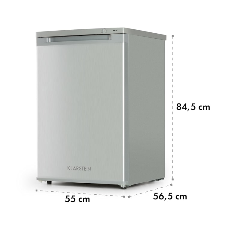 Garfield XXL Gefrierschrank 80l 3 Boxen Thermostat Silber