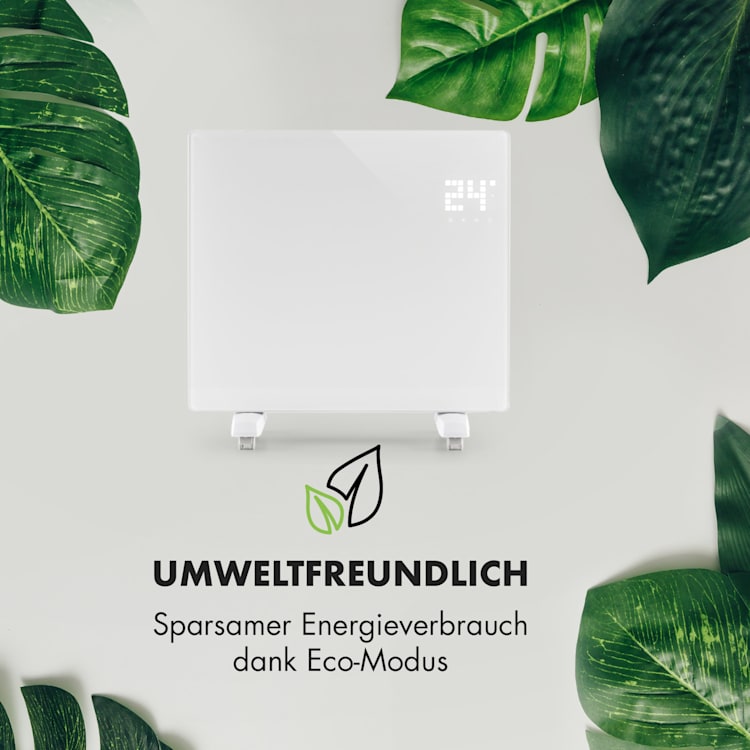 Bornholm Single Smart Konvektionsheizgerät 1000W App-Steuerung Weiß
