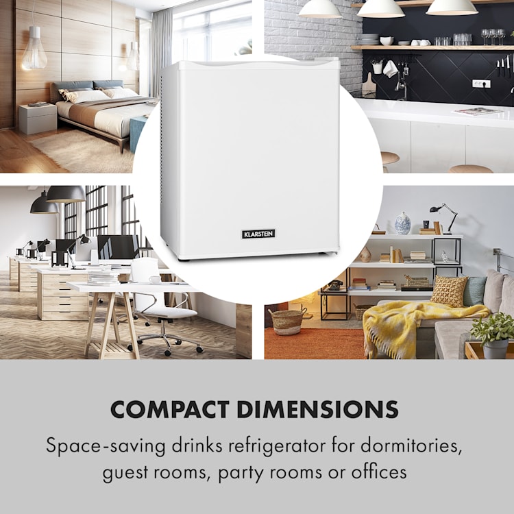 Happy Hour Minibar 5-15°C EEC G 25dB LED light 30 Ltr | White