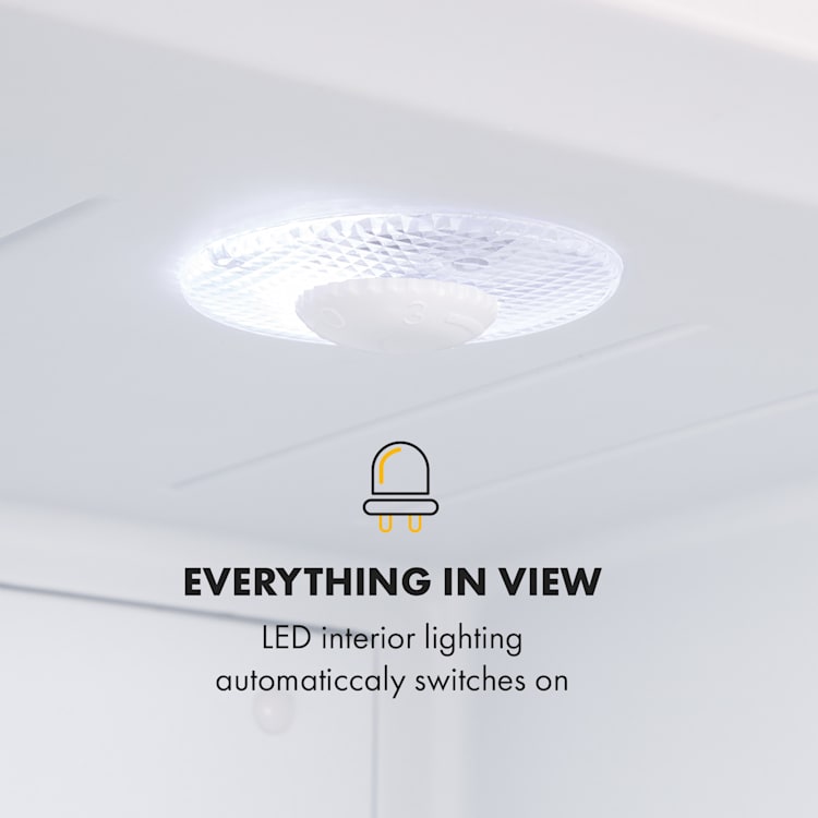 Happy Hour Minibar 5-15°C EEC G 25dB LED light 30 Ltr | White