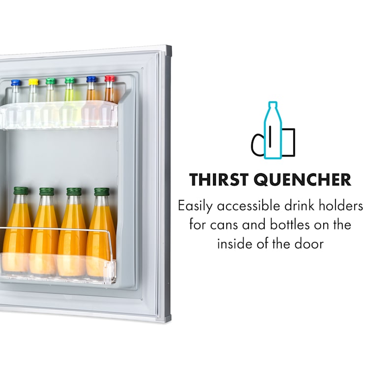 Happy Hour 33 Minibar 33L 5-15°C EEK G 25dB LED light 33 Ltr | Silver