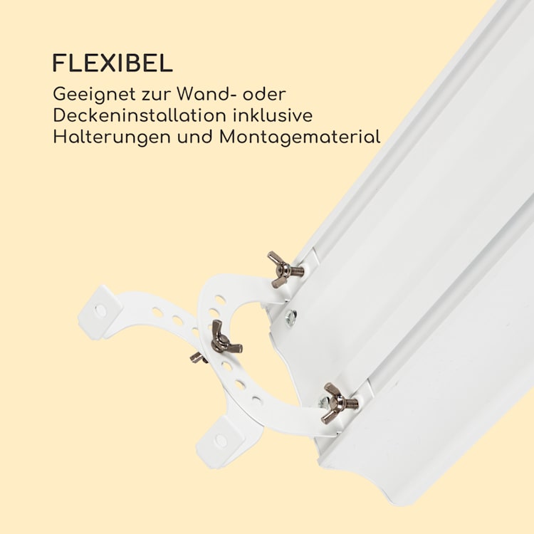 Cosmic Beam Smart 30 Infrarot-Heizstrahler 3000W App-Steuerung Fernbedienung 3000 W | Weiß