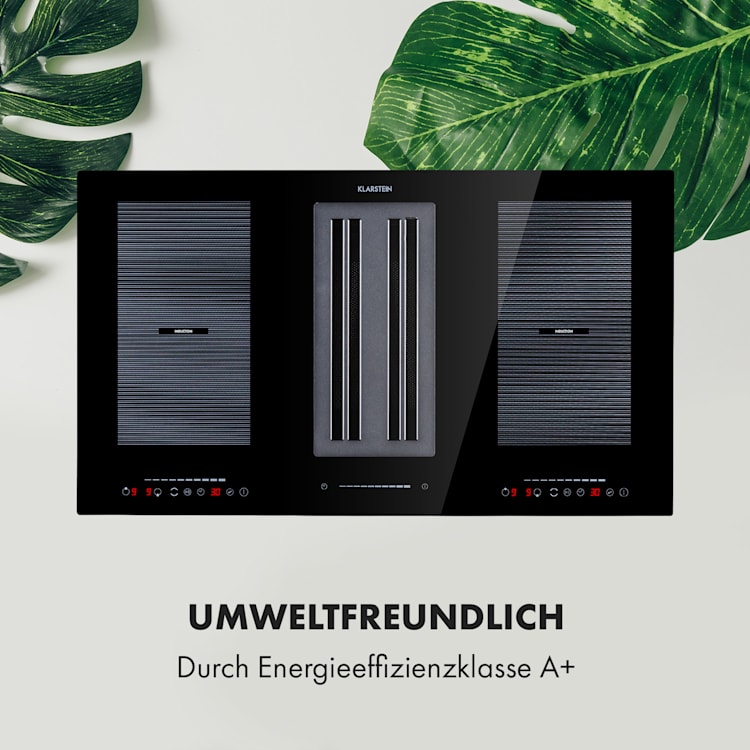 Full House 2.0 Down Air System Induktionsherd + Dunstabzugshaube 271 m³/h A+