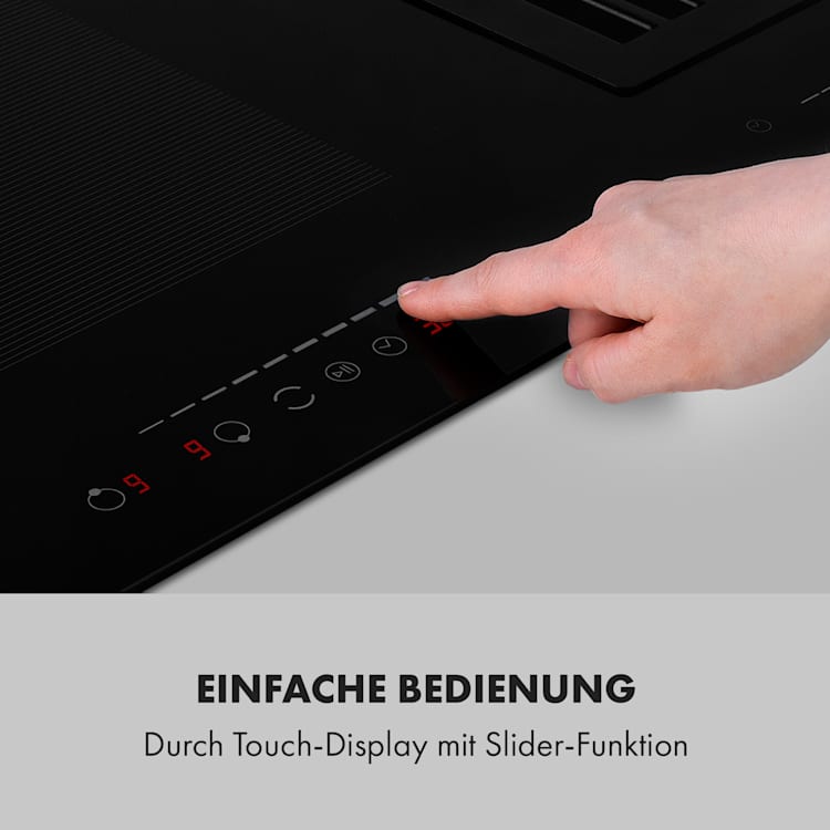 Full House 2.0 Down Air System Induktionsherd + Dunstabzugshaube 271 m³/h A+