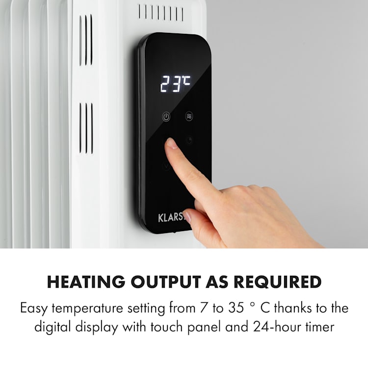 Thermaxx Elevate Smart, uljni radijator, 2720 W, 7 - 35 ° C, 24 sata timer, bijela Bijela