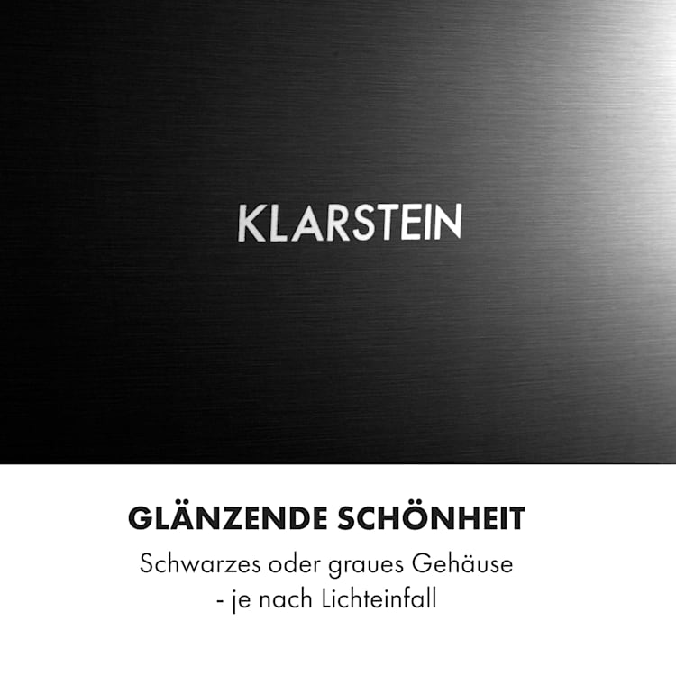 Partytime Eiswürfelmaschine Klareis 15kg/24h Edelstahl Schwarz