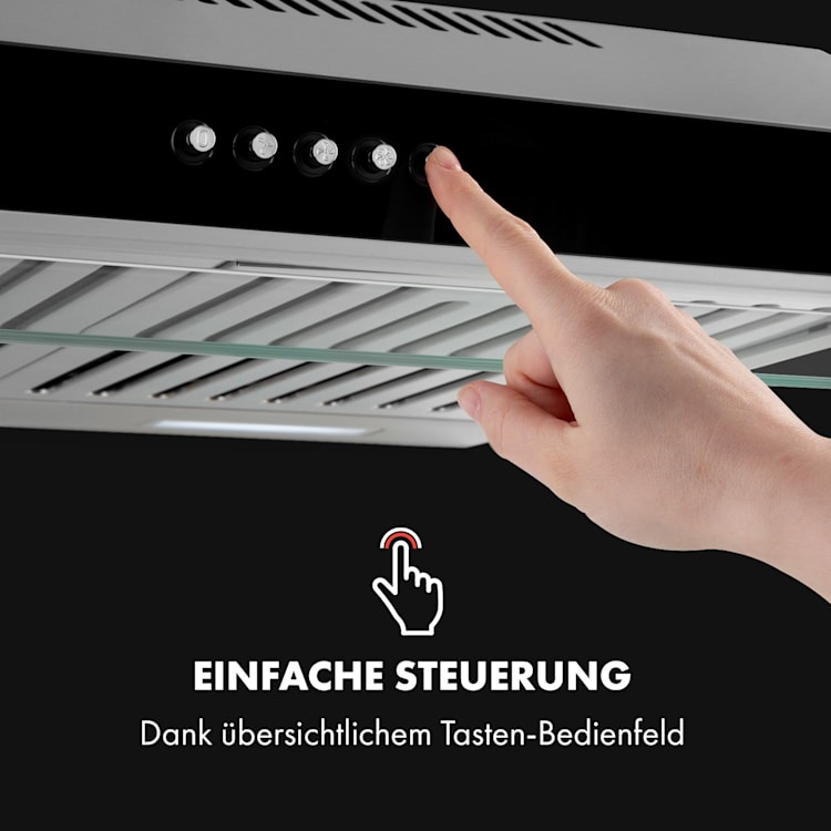 Purista Americana Dunstabzugshaube Baffle-Filter 306 m³/h