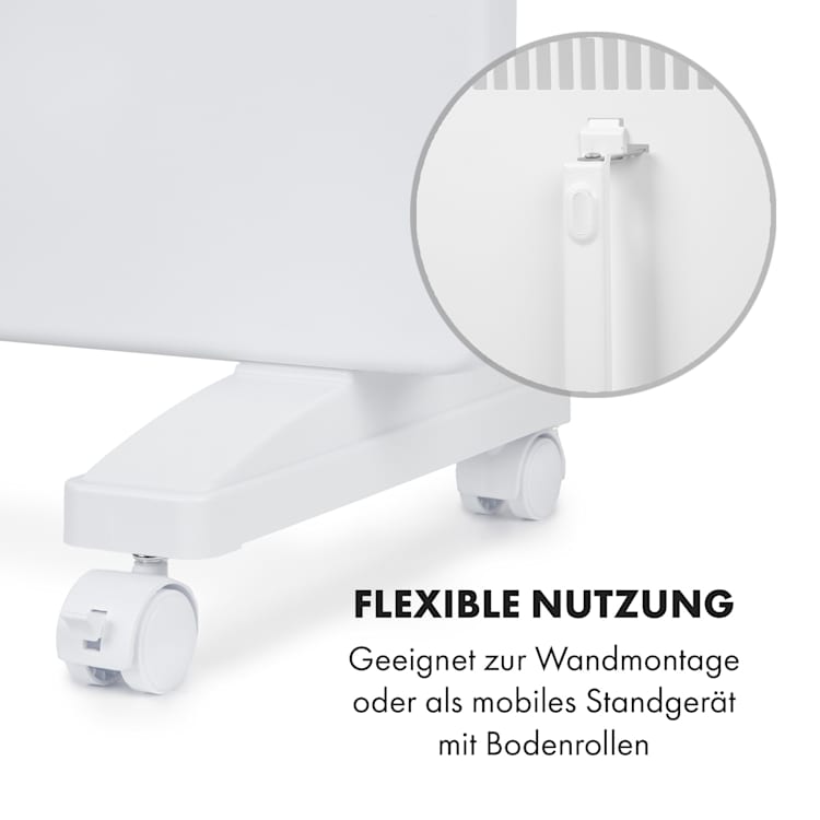 Bansin Smart 1500 Konvektionsheizgerät 1500W App-Steuerung 1500 W | Weiß