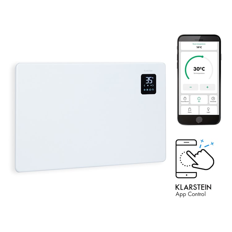 Bansin Smart 1500 Konvektionsheizgerät 1500W App-Steuerung 1500 W | Weiß