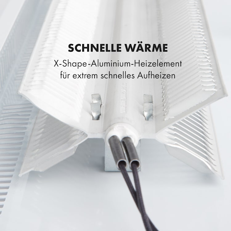 Bansin Smart 1500 Konvektionsheizgerät 1500W App-Steuerung 1500 W | Schwarz