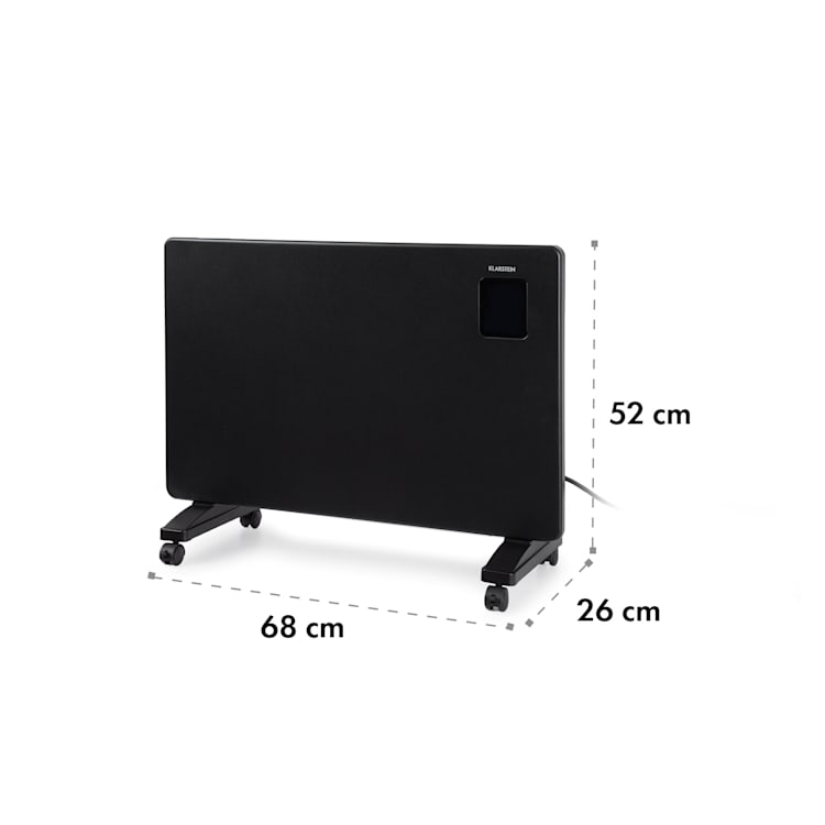 Bansin Smart 1500 Konvektionsheizgerät 1500W App-Steuerung 1500 W | Schwarz