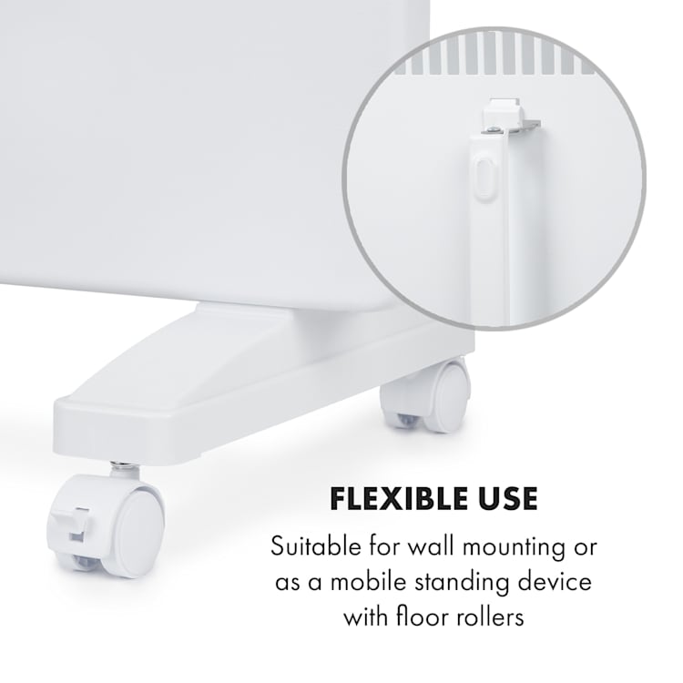Bansin Smart 2500, convector, 2500 W, control prin aplicație Alb | 2500 W