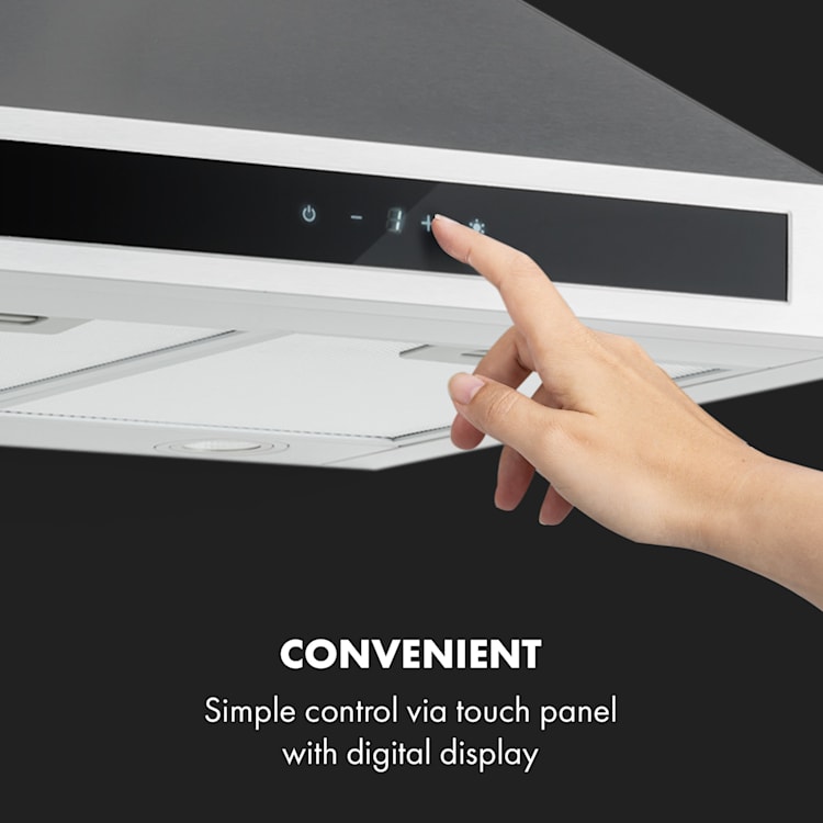 Zelda Eco 60 Campana extractora 240 W 3 niveles 410 m³/h LED EEK: A+ 60 cm