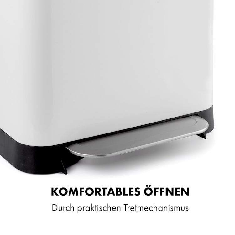 Trash Inn Tretmülleimer 30 Liter Geruchsfilter Edelstahl 30 Ltr