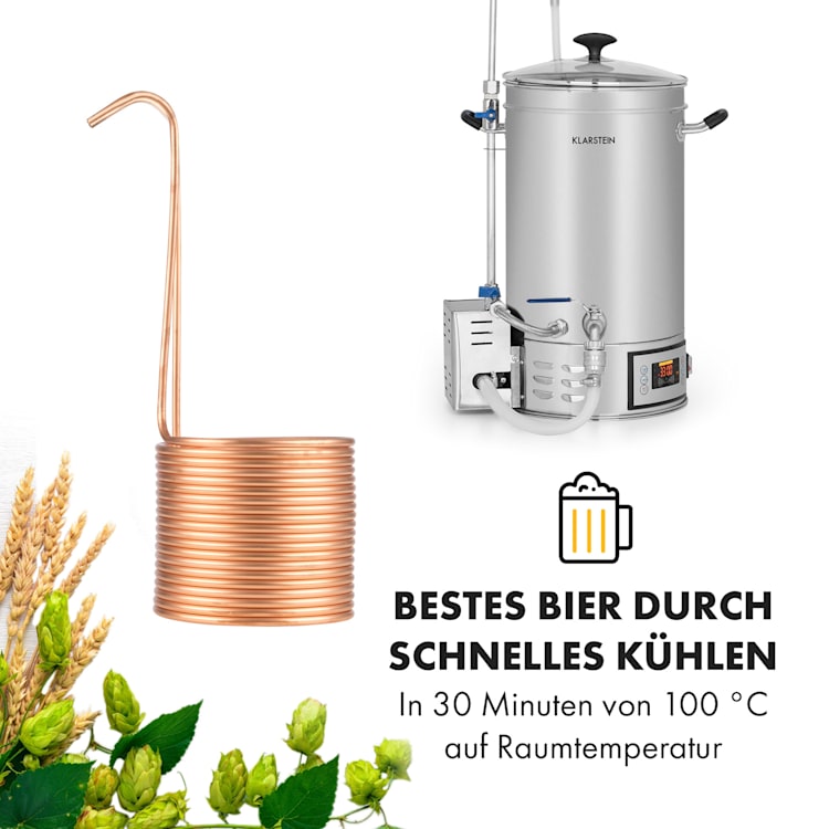 Chiller 20K Eintauchkühler Ø22,1 cm 20 Schleifen 20 Kühlschleifen