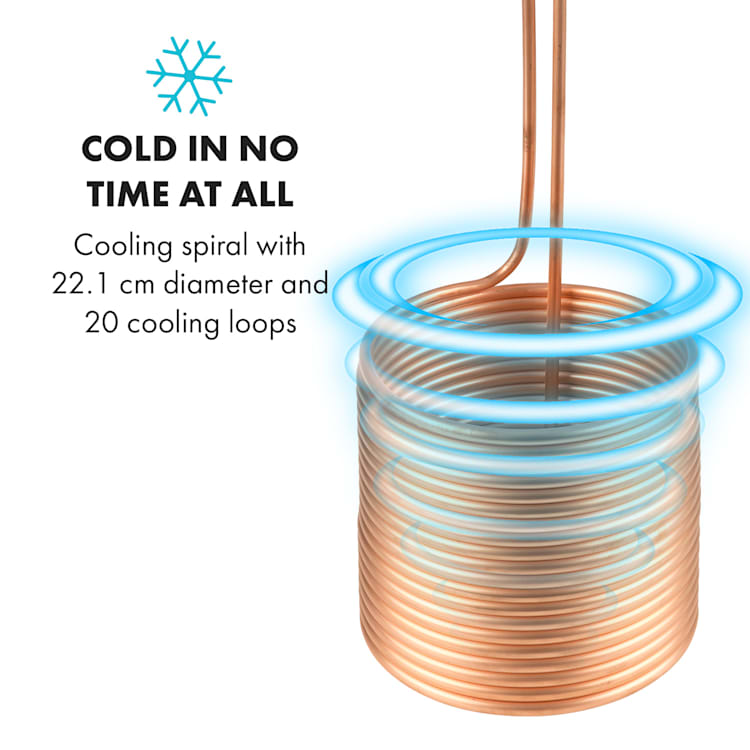 Chiller 20K, potopni hladilec, Ø 22,1 cm, 20 niti 20_cooling_loops
