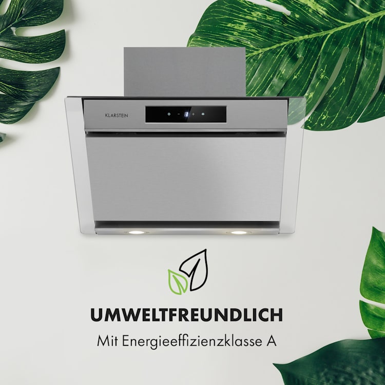 Balzac Silent 60 Dunstabzugshaube 250W 3 Stufen 604 m³/h LED EEK A 60 cm