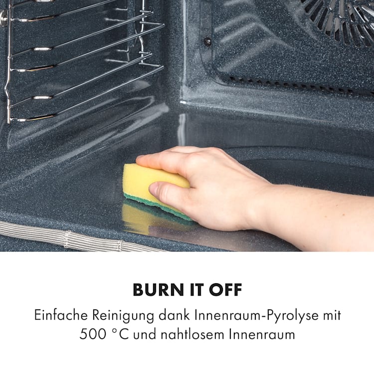 Robuchon Einbaubackofen 3200W 11 Funktionen EEK A+