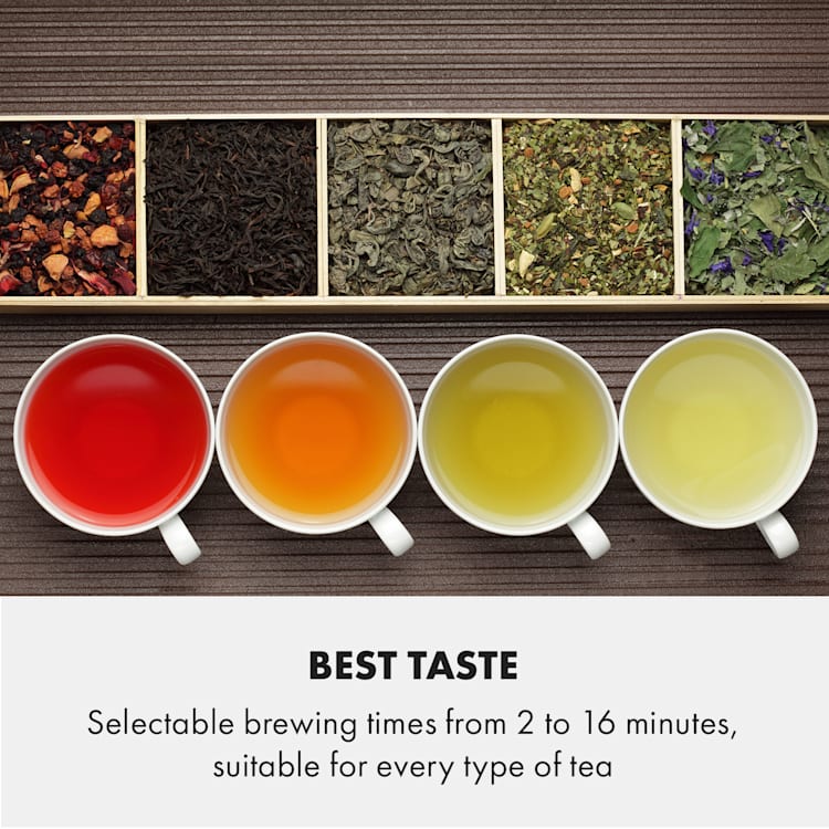 Tealicious, Fully Automatic Tea Machine, 1300W, 2-16 min., 1 Litre