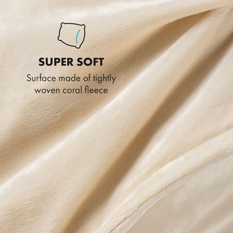 Slanket Manta eléctrica con mangas 120W 155x180cm Coralina de fibra
