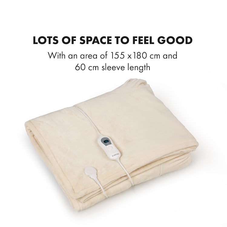 Slanket Manta eléctrica con mangas 120W 155x180cm Coralina de fibra