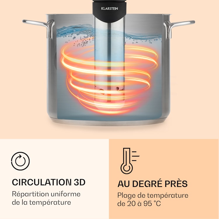 Quickstick Smart pompe à vide Circulation 3D 20-95 °C