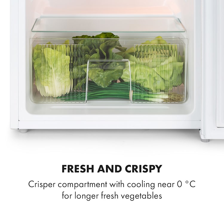 Big Daddy Cool, frigider cu congelator, 61/26 litri, 40 dB, F, alb 87 Ltr | Alb
