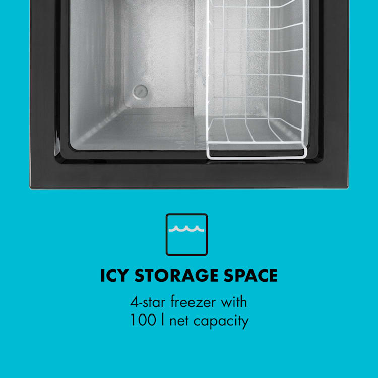 Iceblokk 100, mrazící box, mrazák, 100 l, 75 W, A+, černá Černá | 100 litrů