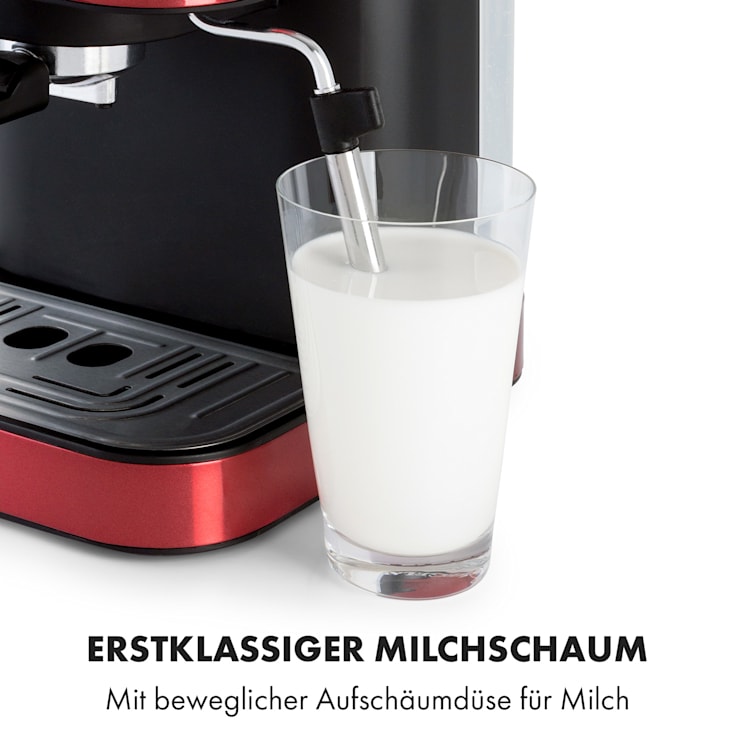 Arabica Espressomaschine 1050W 15 Bar 1,5l Touch-Bedienfeld Edelstahl