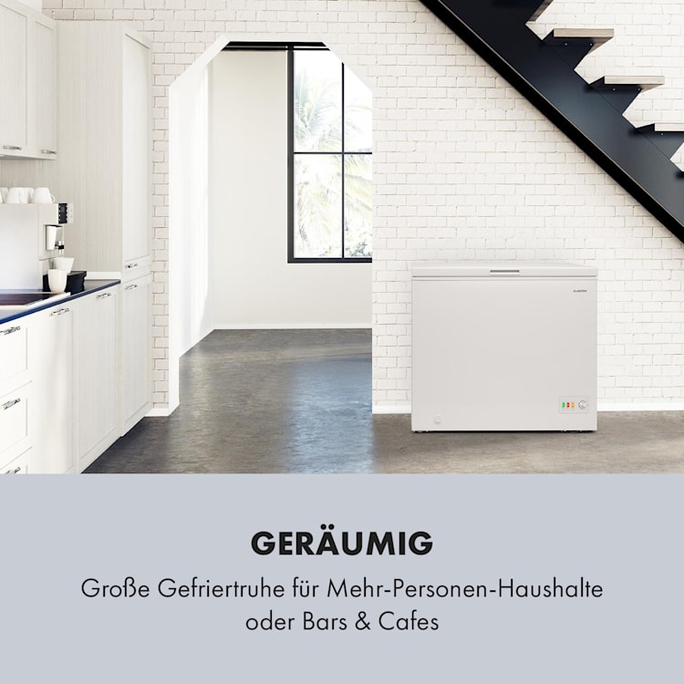 Iceblokk Eco Gefriertruhe D 200l 2 Hängekörbe Bodenrollen