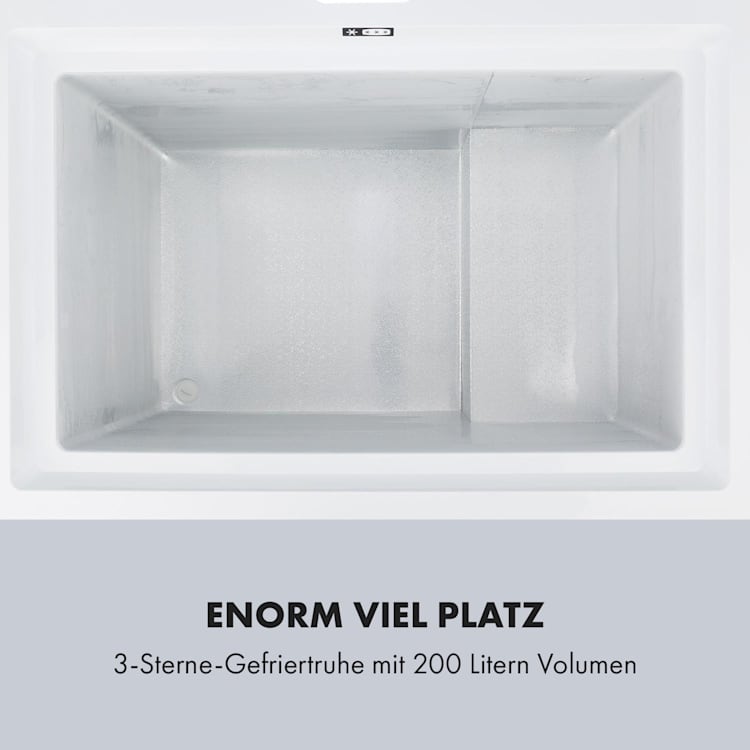 Iceblokk Eco Gefriertruhe D 200l 2 Hängekörbe Bodenrollen
