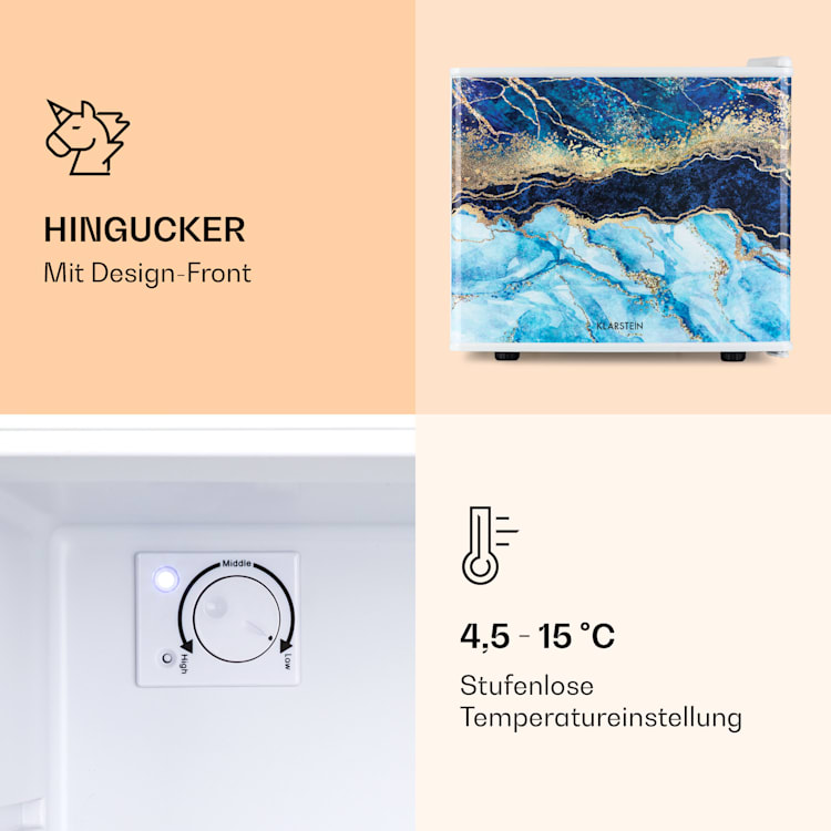 Pretty Cool Make-Up-Kühlschrank Abstrakt 17 Liter 50 Watt 1 Boden Abstrakt
